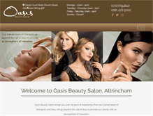 Tablet Screenshot of oasisaltrincham.co.uk